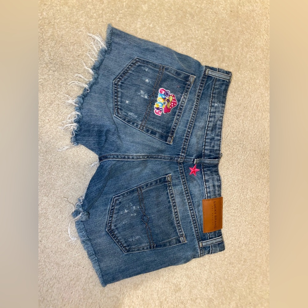 Hand patched Lucky brand shorts